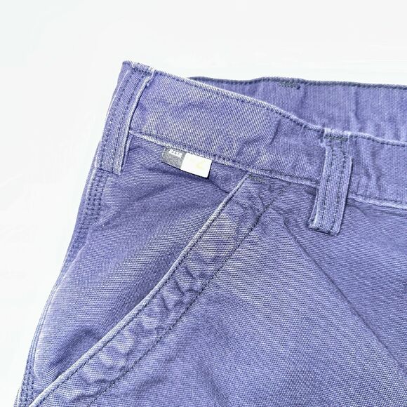 Carhartt Blue Dungaree Fit Flame Resistant Utility Cargo Work Pants Size 38x32 - Picture 3 of 14